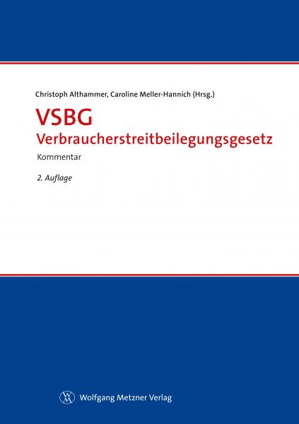 VSBG - Verbraucherstreitbeilegungsgesetz