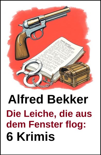Die Leiche, die aus dem Fenster flog: 6 Krimis