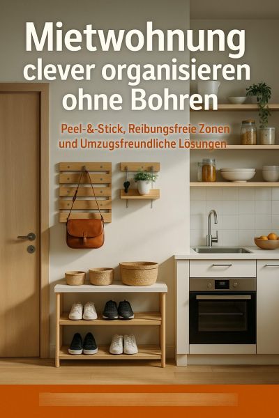 Mietwohnung clever organisieren ohne Bohren