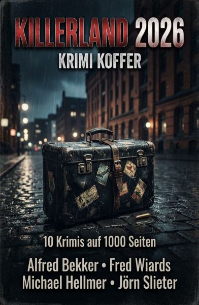 Killerland 2026: Krimi Koffer 10 Krimis auf 1300 Seiten