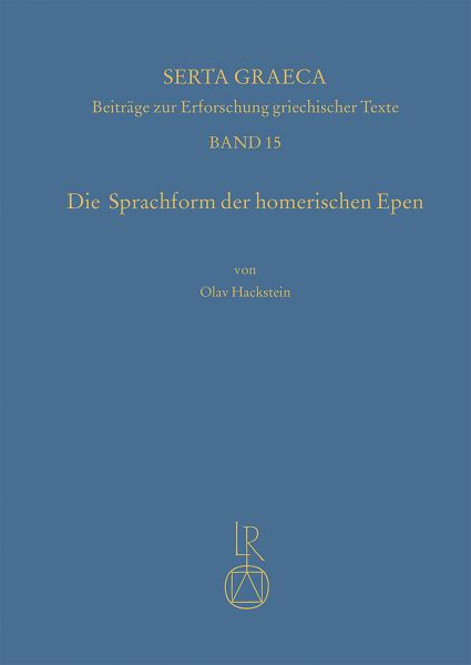 Die Sprachform der homerischen Epen