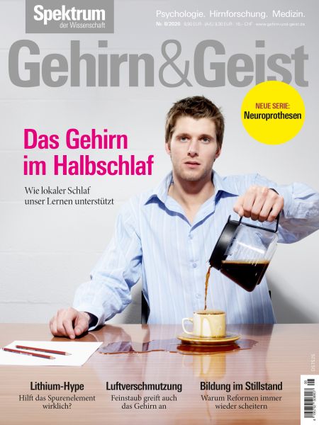 Gehirn&Geist 8/2026 Das Gehirn im Halbschlaf