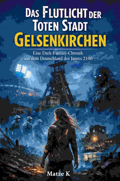 Das Flutlicht der Toten Stadt Gelsenkirchen