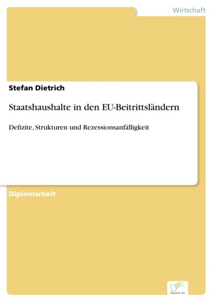 Staatshaushalte in den EU-Beitrittsländern