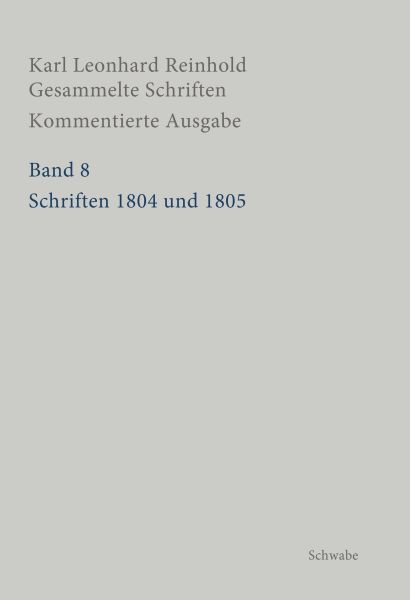 Schriften 1804 und 1805