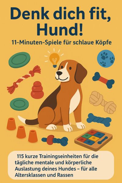 Denk dich fit, Hund! – 11-Minuten-Spiele für schlaue Köpfe(Ein liebevolles Geschenk für Familien, Se