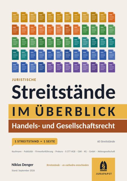Streitstände Handels- und Gesellschaftsrecht im Überblick