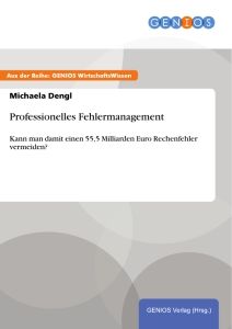 Professionelles Fehlermanagement