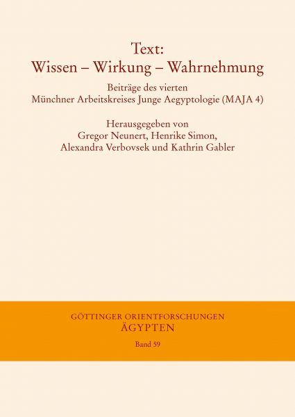 Text: Wissen - Wirkung - Wahrnehmung