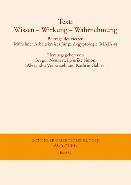 Text: Wissen - Wirkung - Wahrnehmung