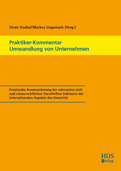 Praktiker-Kommentar Umwandlung von Unternehmen