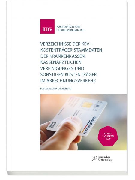 Verzeichnisse der KBV - Stand: 1. Quartal 2026