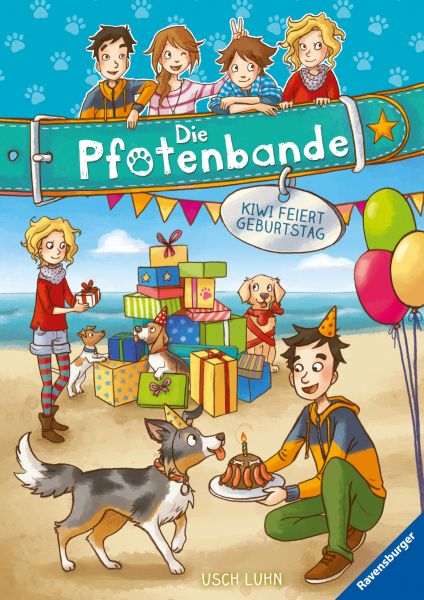 Die Pfotenbande, Band 3 - Kiwi feiert Geburtstag
