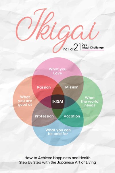 Ikigai: How to Achieve Happiness and Health Step by Step with the Japanese Art of Living – Including