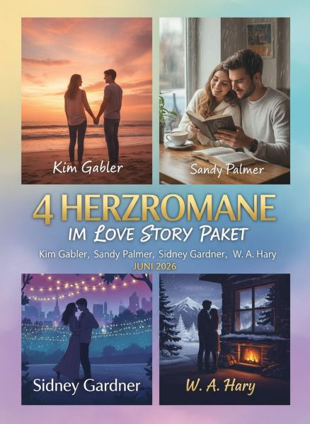 4 Herzromane im Love Story Paket Juni 2026