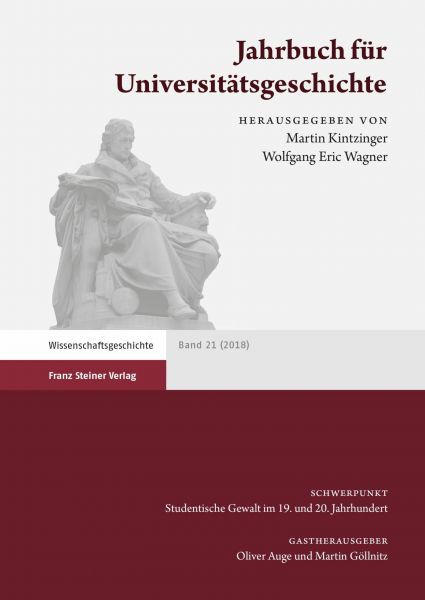 Jahrbuch für Universitätsgeschichte 21 (2018)