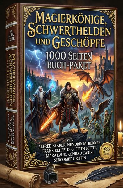 Magierkönige, Schwerthelden und Geschöpfe: 1000 Seiten Fantasy Buch-Paket