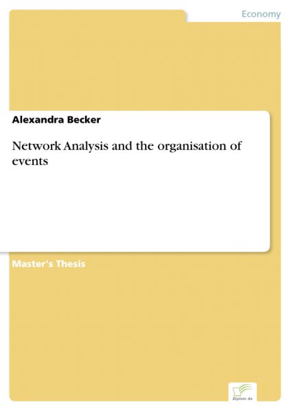 Network Analysis and the organisation of events