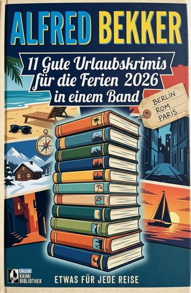 11 Gute Urlaubskrimis für die Ferien 2026 in einem Band