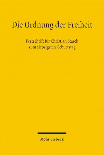 Die Ordnung der Freiheit