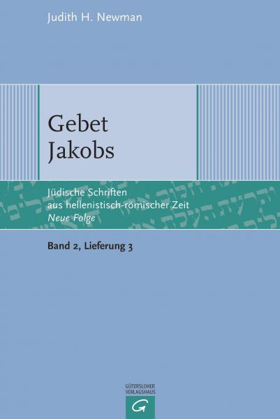 JSHRZ-NF 2/3:Newman:Gebet Jakobs
