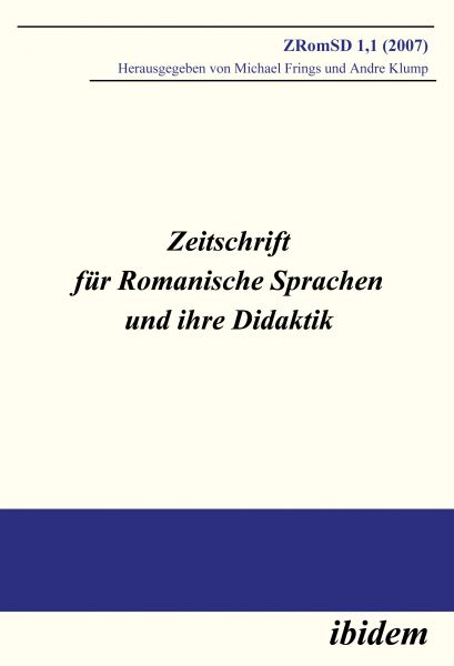 Zeitschrift für Romanische Sprachen und ihre Didaktik