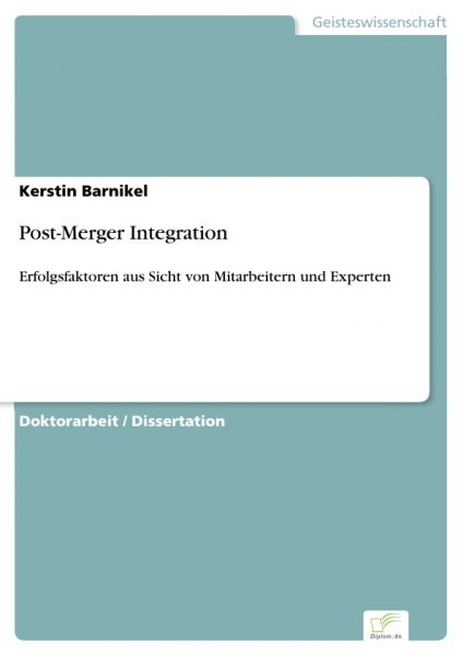 Post-Merger Integration