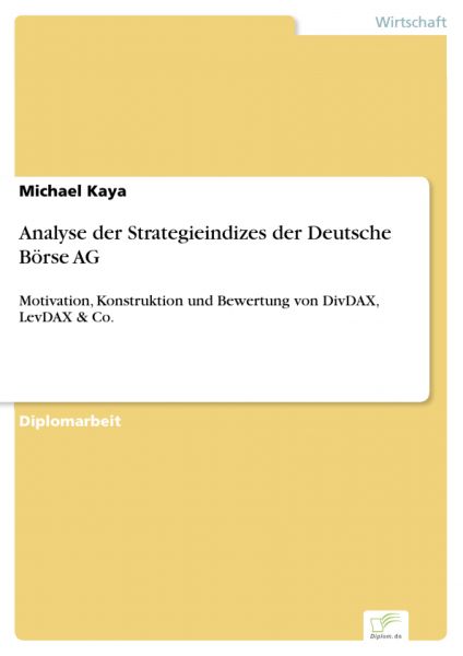 Analyse der Strategieindizes der Deutsche Börse AG