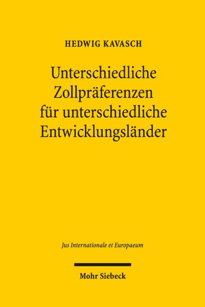 Unterschiedliche Zollpräferenzen für unterschiedliche Entwicklungsländer