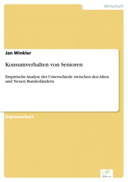 Konsumverhalten von Senioren