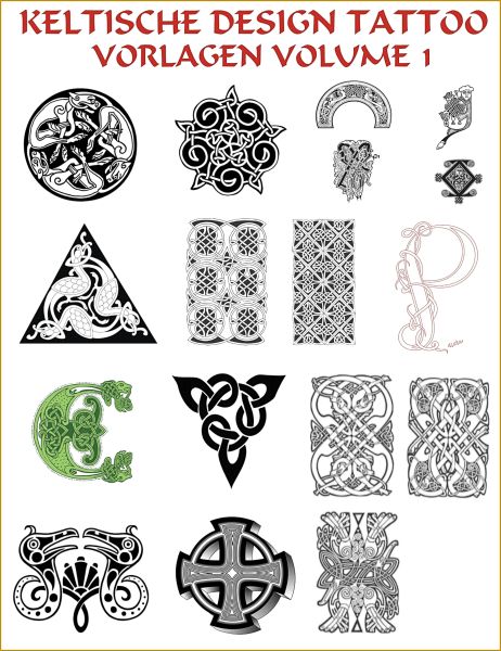 Keltische Design Nischen Tattoos - Volume 1.