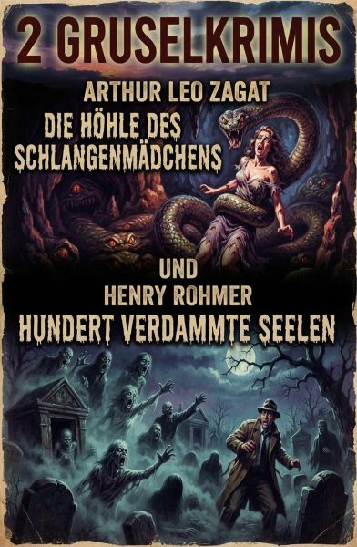 2 Gruselkrimis: Die höhle des Schlangenmädchens / Hundert verdammte Seelen