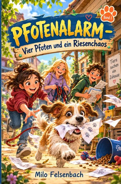 PFOTENALARM – Vier Pfoten und ein Riesenchaos