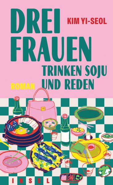 Drei Frauen trinken Soju und reden