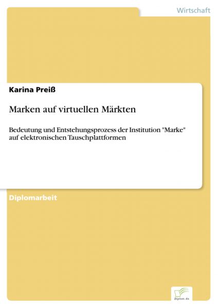 Marken auf virtuellen Märkten