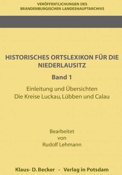Historisches Ortslexikon für die Niederlausitz