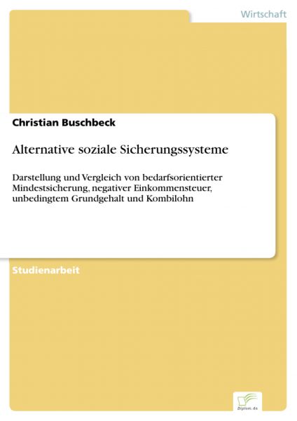 Alternative soziale Sicherungssysteme