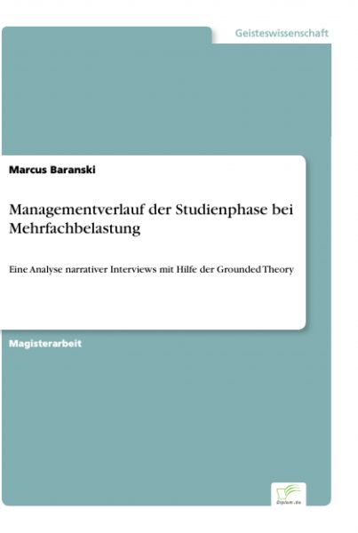 Managementverlauf der Studienphase bei Mehrfachbelastung