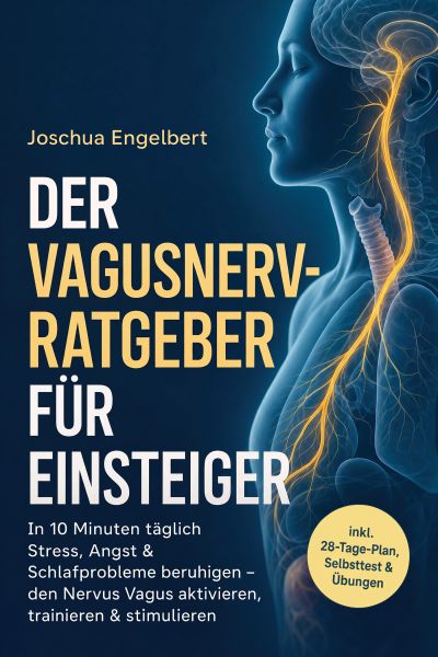 Der Vagusnerv-Ratgeber für Einsteiger: In 10 Minuten täglich Stress, Angst & Schlafprobleme beruhige
