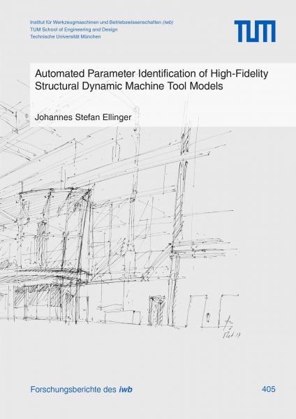 Automated Parameter Identification of High-Fidelity Structural Dynamic Machine Tool Models
