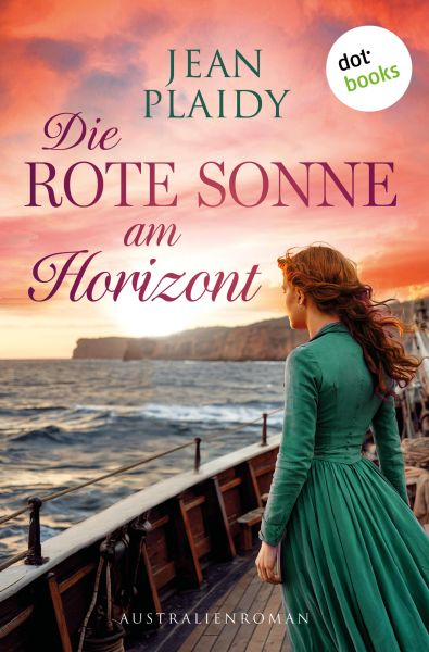 Die rote Sonne am Horizont