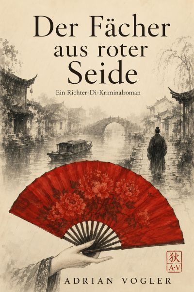 Der Fächer aus roter Seide