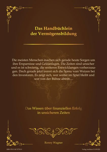Das Handbüchlein der Vermögensbildung