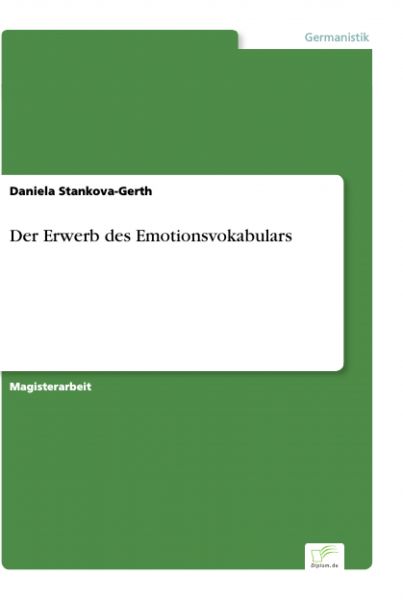 Der Erwerb des Emotionsvokabulars