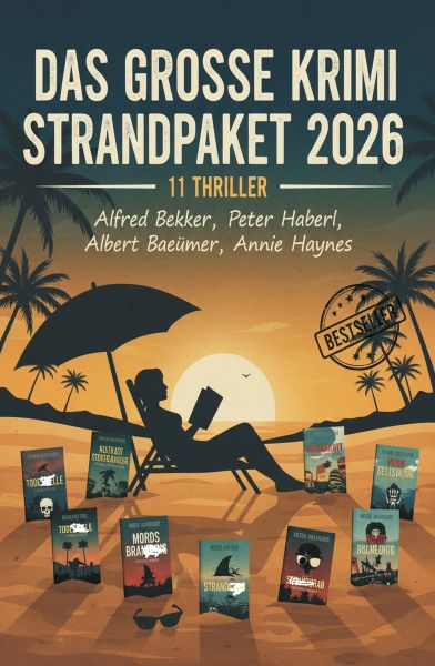 Das große Krimi Strandpaket 2026: 11 Thriller