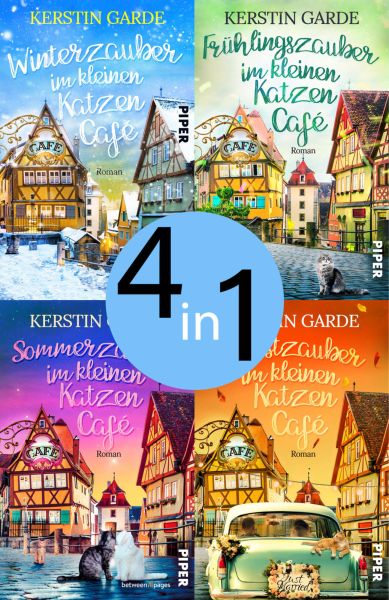 Bundle: Das kleine Katzencafe im Lauf der Jahreszeiten
