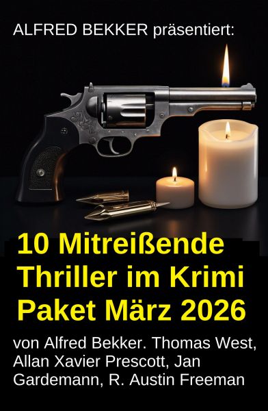 10 Mitreißende Thriller im Krimi Paket März 2026
