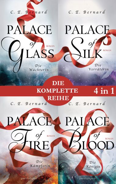 Die Palace-Saga Band 1-4: - Palace of Glass / Palace of Silk / Palace of Fire / Palace of Blood (4in