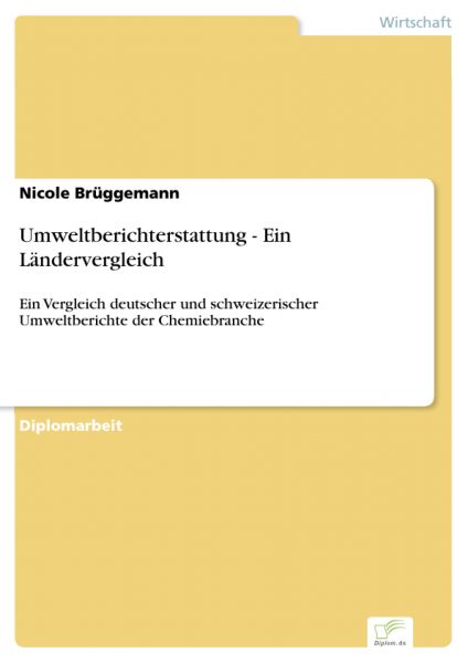 Umweltberichterstattung - Ein Ländervergleich