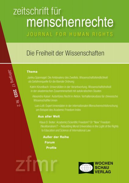 Die Freiheit der Wissenschaften